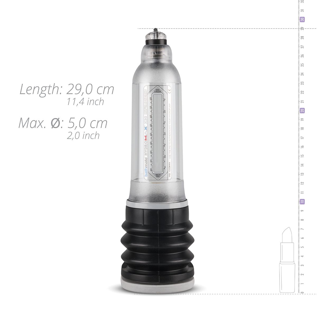 Bathmate Hydromax 7 - Transparent - Billede 4