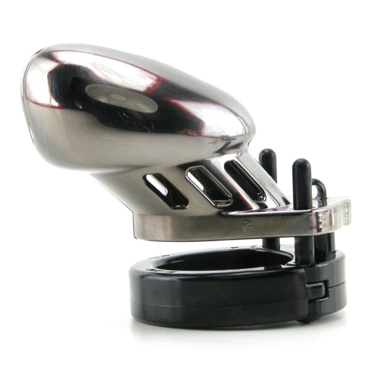 CB-6000S Chastity Cage - Chrome - 35 mm - Billede 2