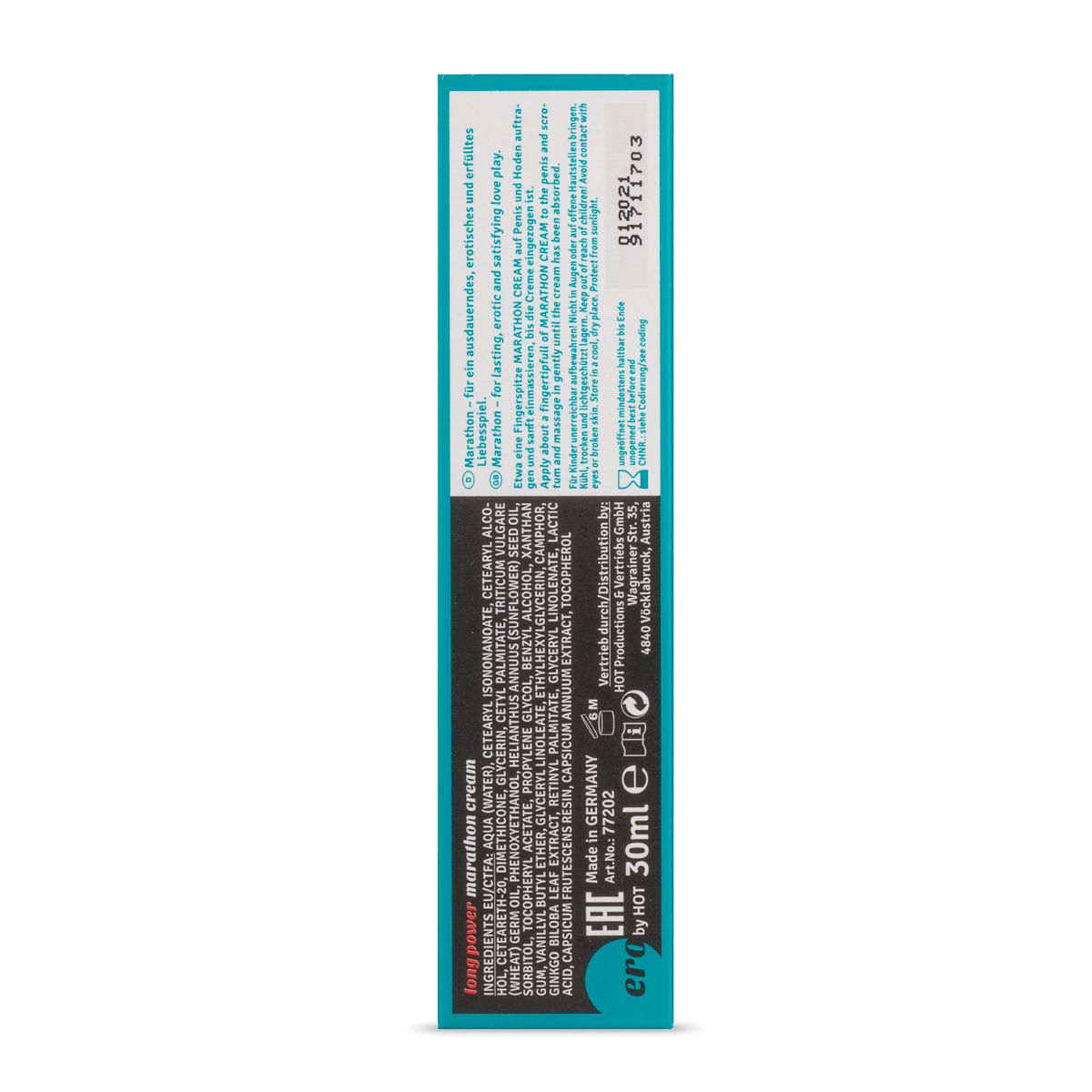 Long Power Marathon Cream Men - 30 ml - Billede 2