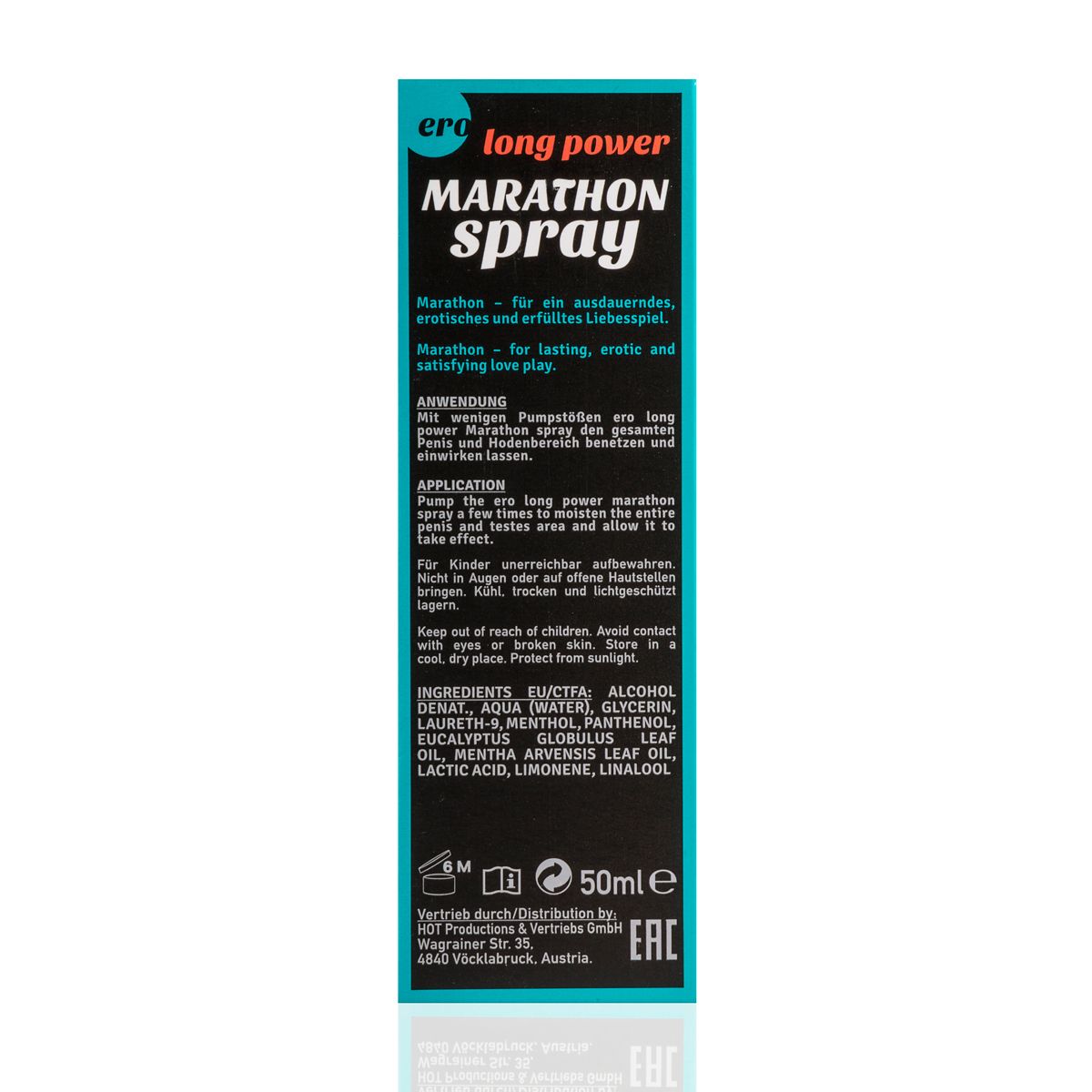 Long Power Marathon Spray Men 50 ml - Billede 6