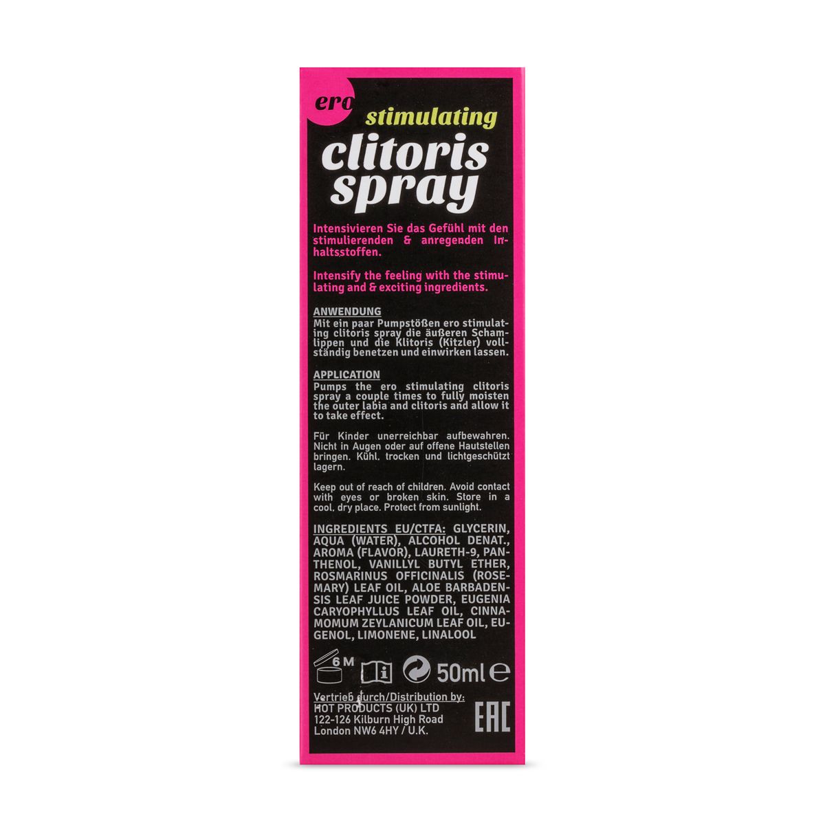 Stimulating Clitoris Spray Women 50 ml - Billede 2
