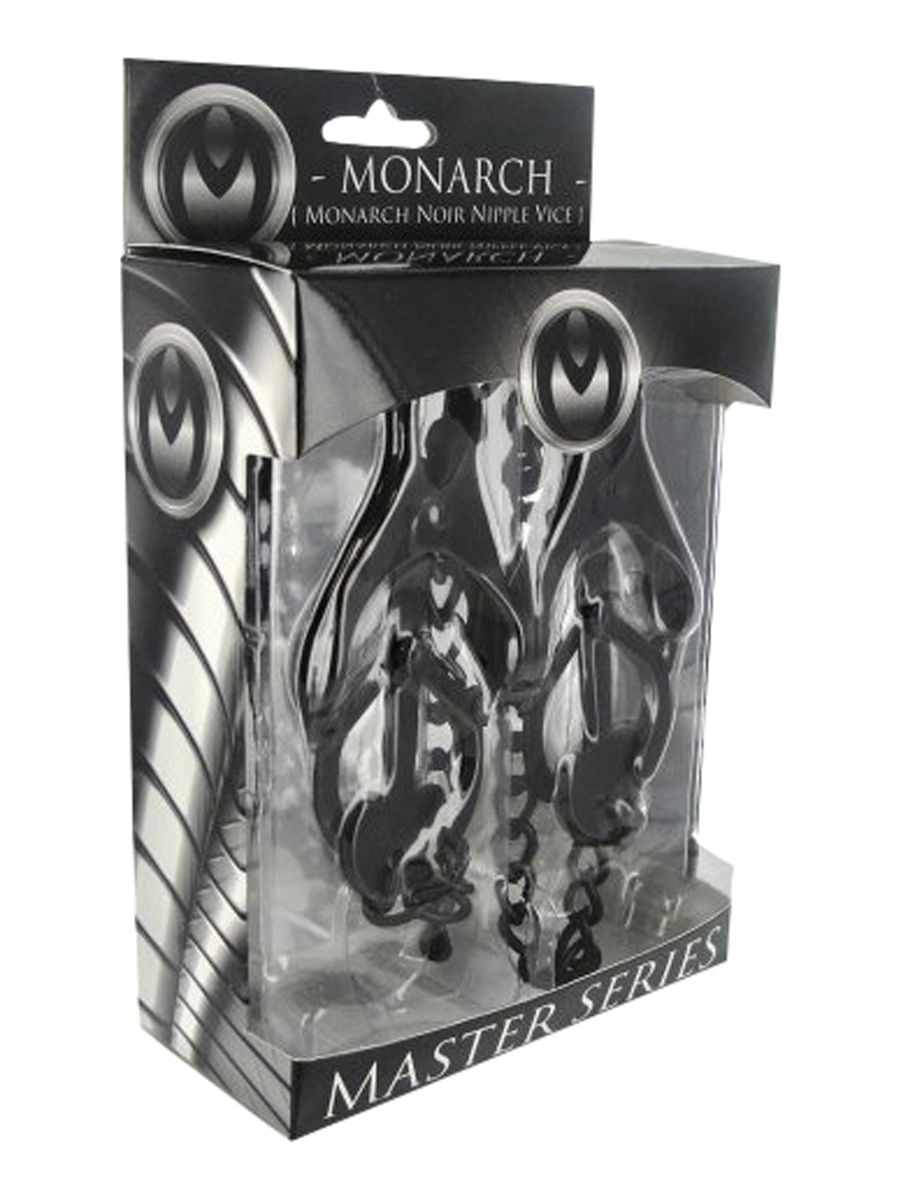 Master Series - Monarch Noir Nipple Vice - Billede 5