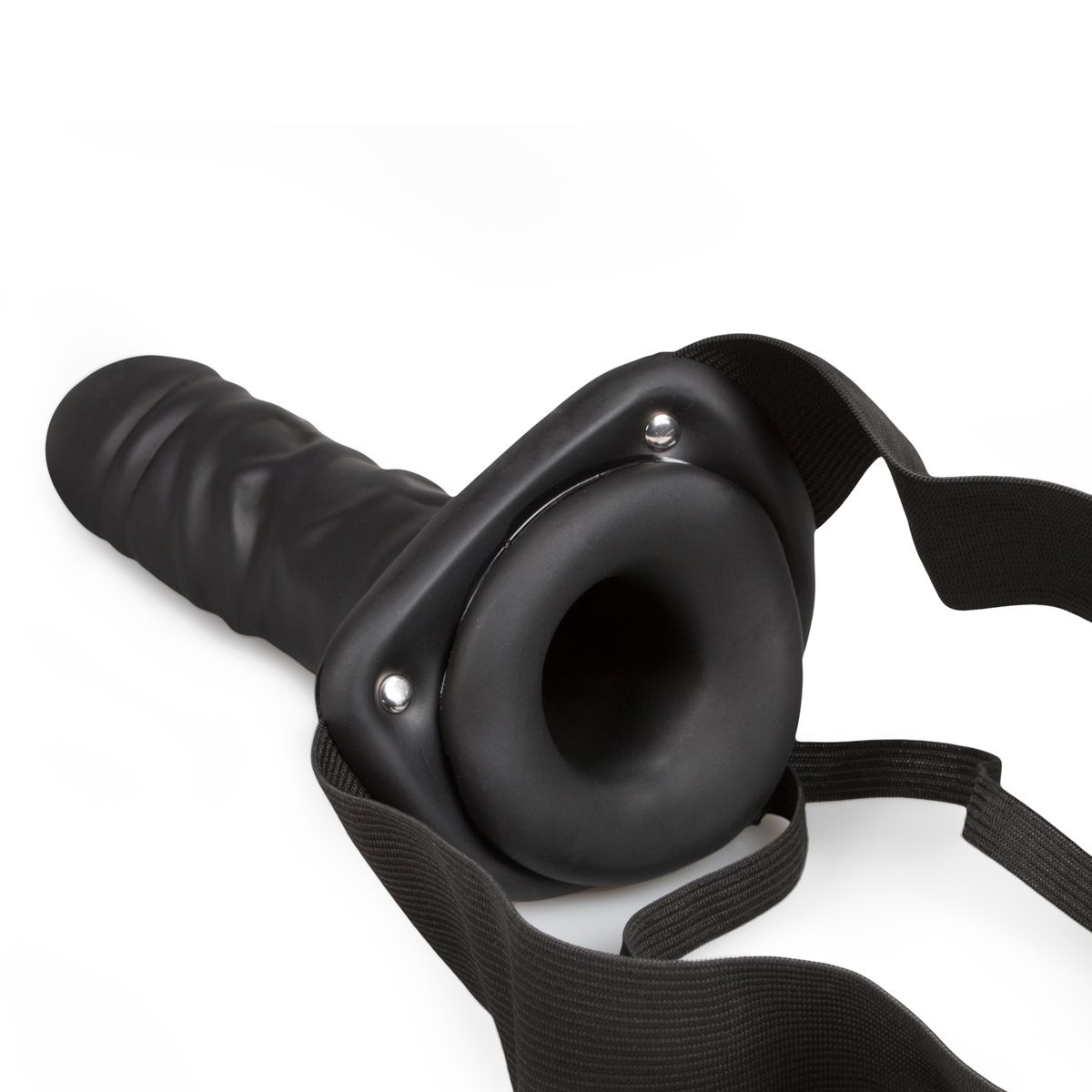 Size Matters Erection Assist Hollow Silicone Strap On - Billede 6