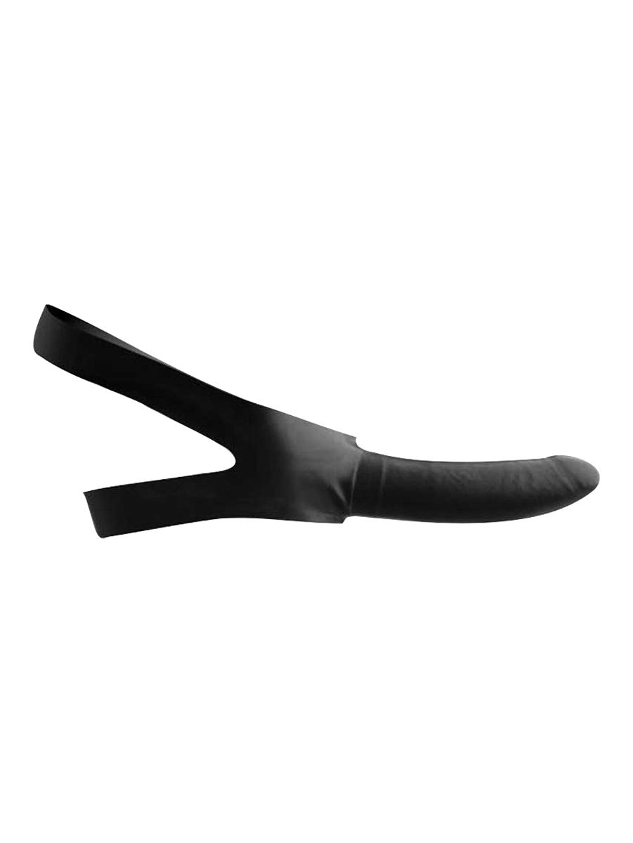 Master Series - Face Strap-On Mouth Gag with Dildo - Black - Billede 3