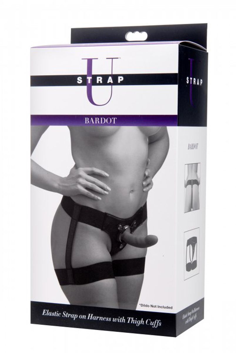 Bardot Garter Belt Style Strap On Harness - Billede 4