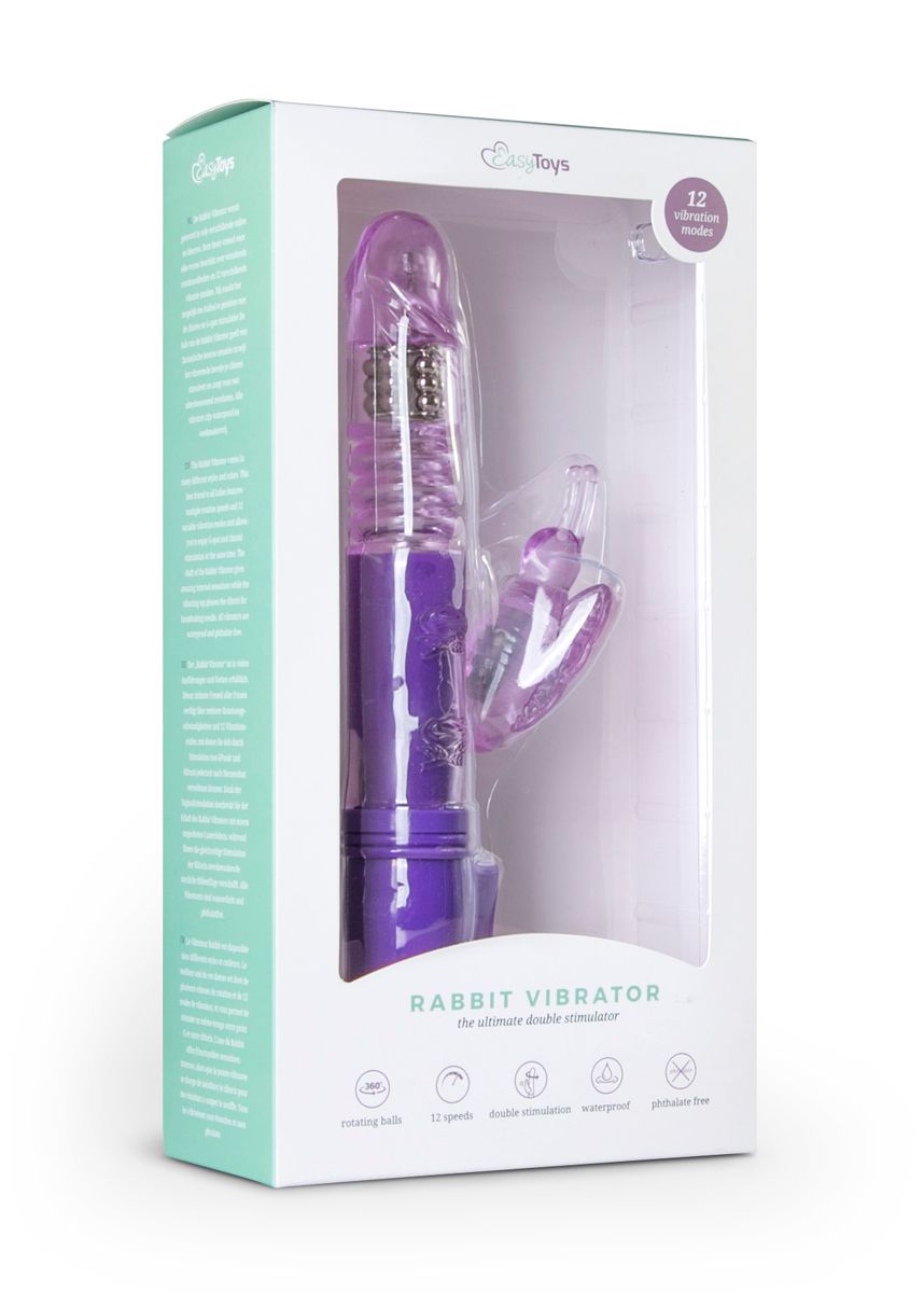Easytoys Purple Butterfly Vibrator - Billede 4