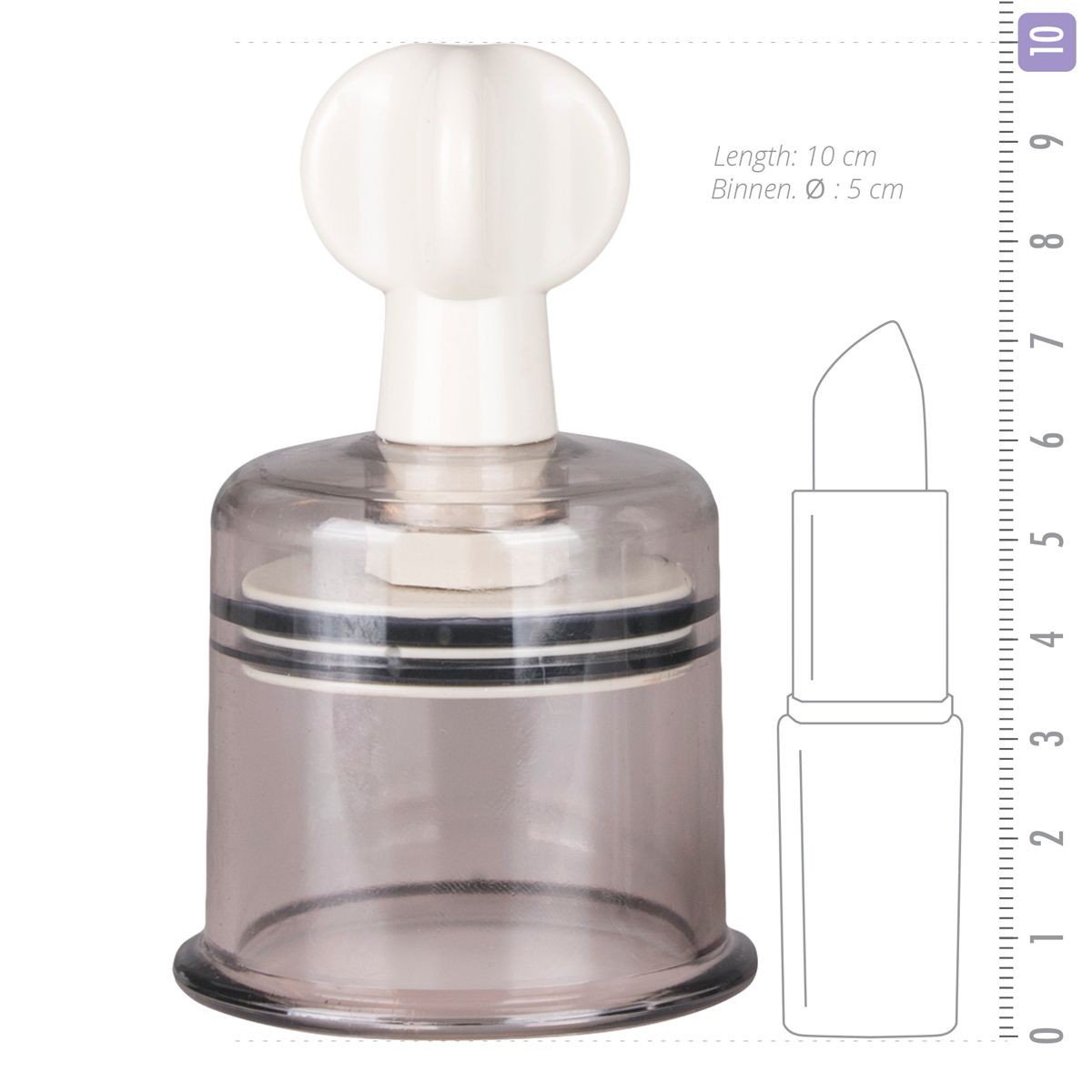 Easytoys Fetish - Nipple & Clit Suckers Large - 2 pcs - Billede 4