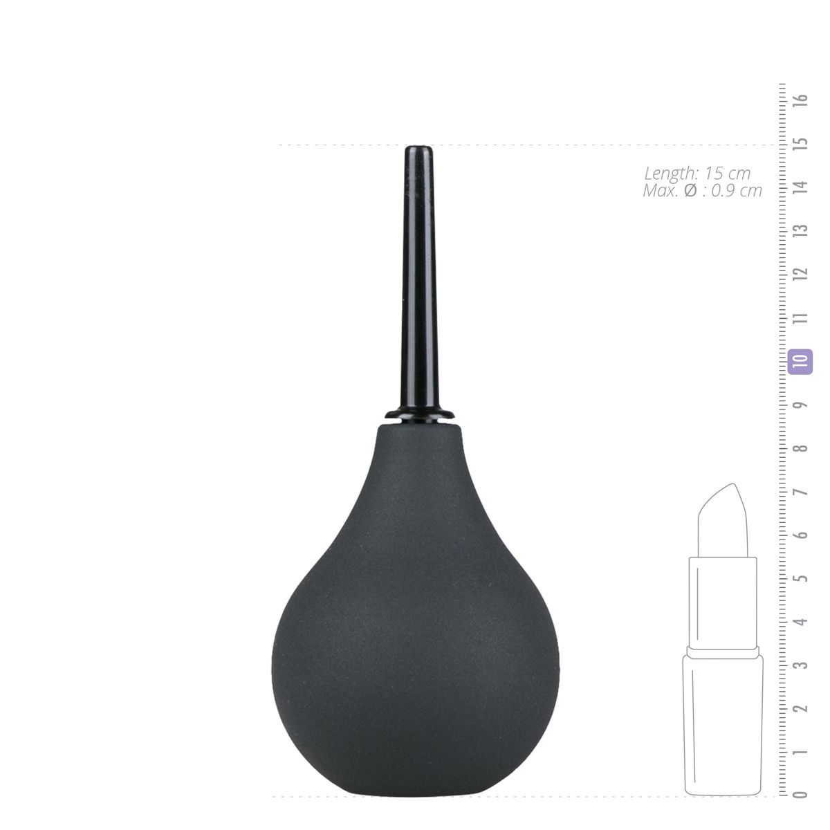 Easytoys Black Anal Douche - Medium - Billede 5