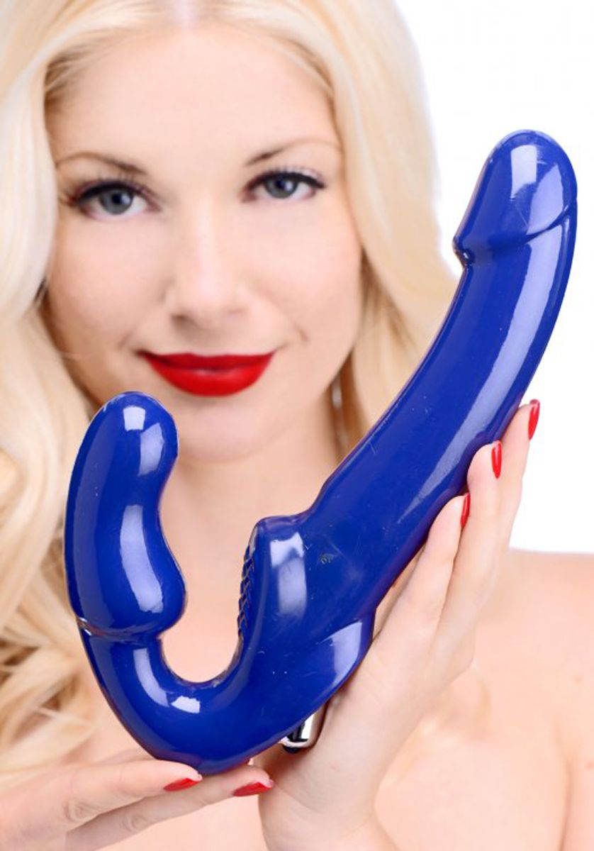 Revolver II Vibrating Strapless Strap On Dildo - Billede 3