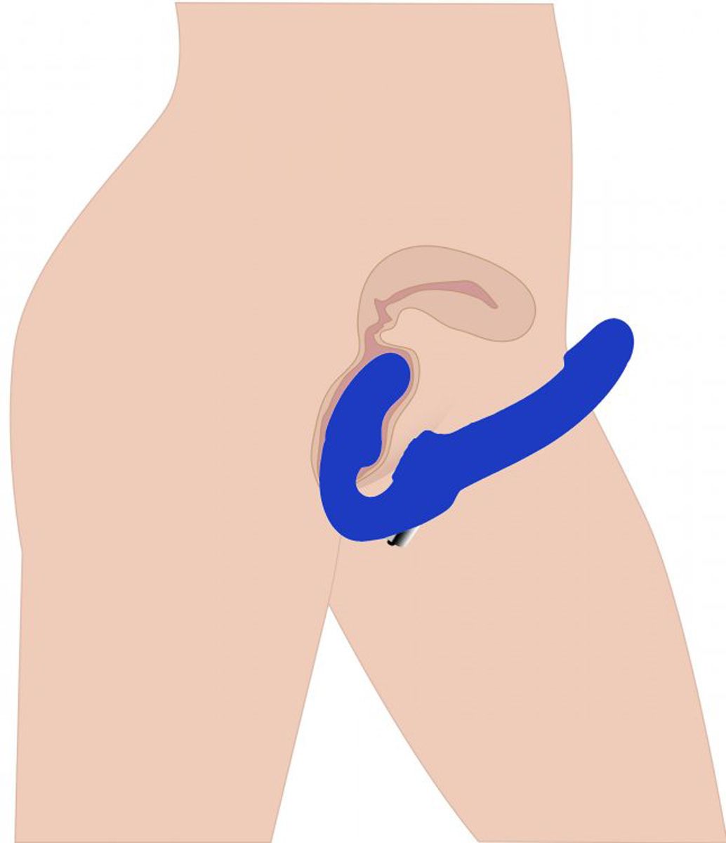 Revolver II Vibrating Strapless Strap On Dildo - Billede 4