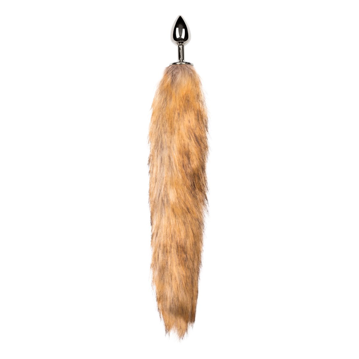 Easytoys Fetish - Butt Plug Silver – Beige Fox Tail - Billede 2