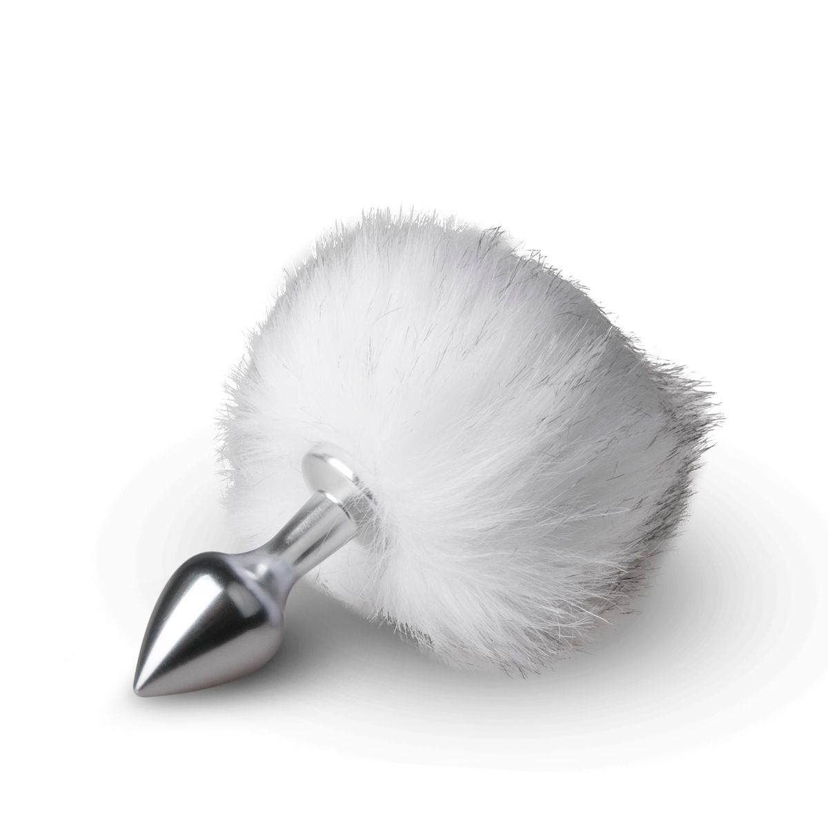 Easytoys Fetish - Bunny Tail Plug No. 1 - Silver/White - Billede 3