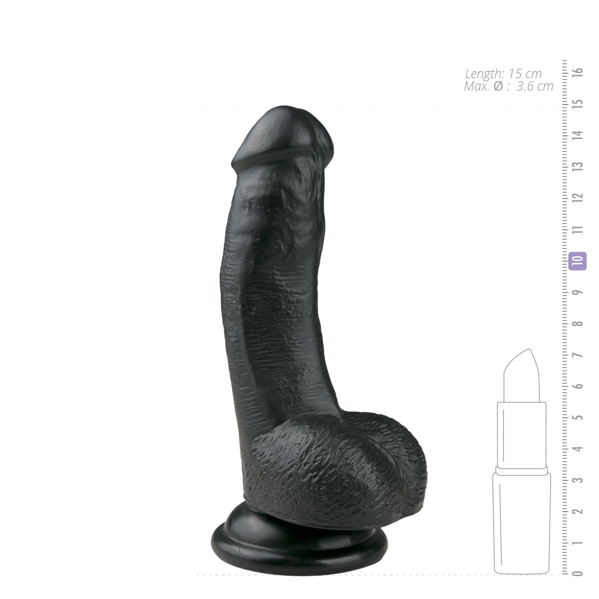 Realistic Dildo - 15 cm - Billede 5