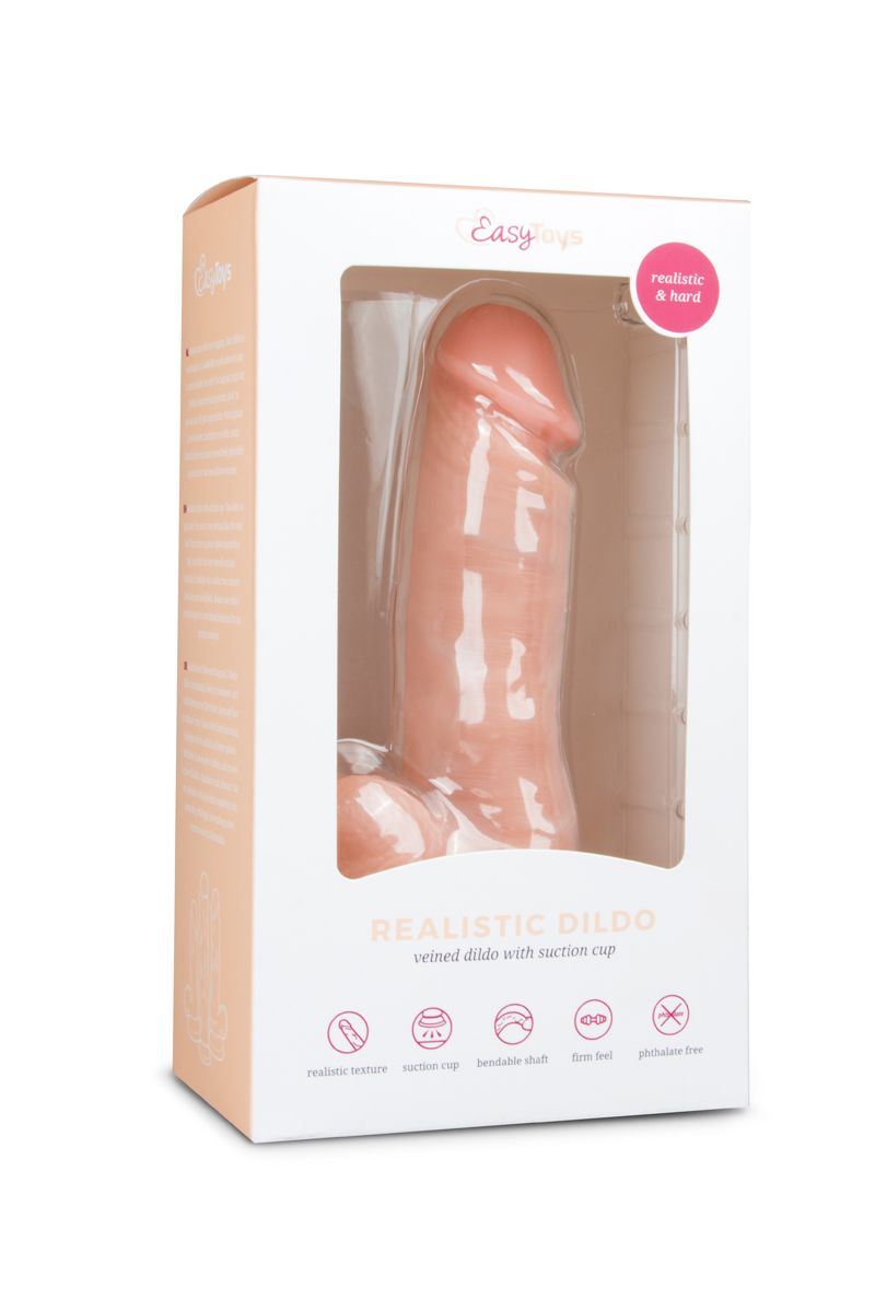Realistic Dildo - 17,5 cm - Billede 2