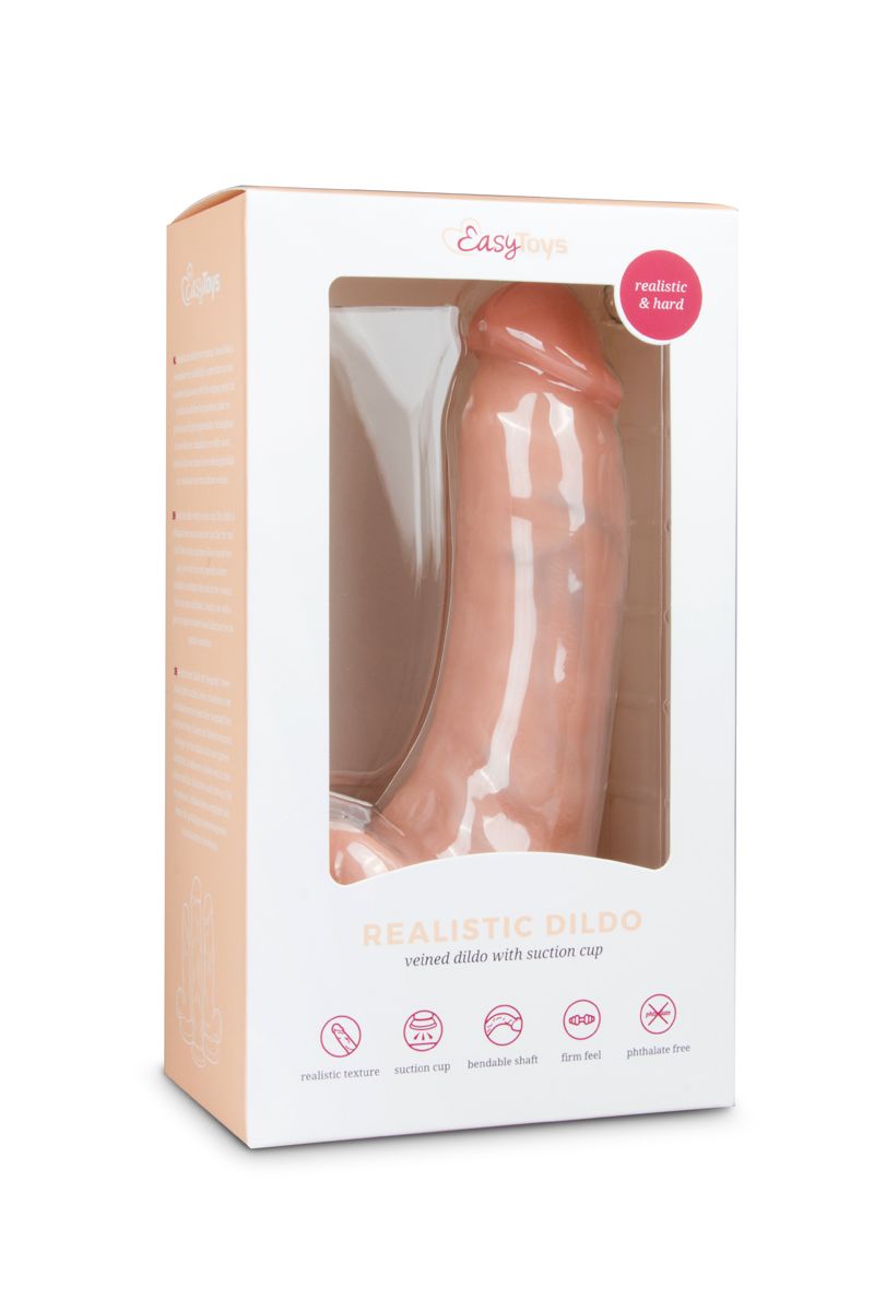 Realistic Dildo - 20 cm - Billede 2