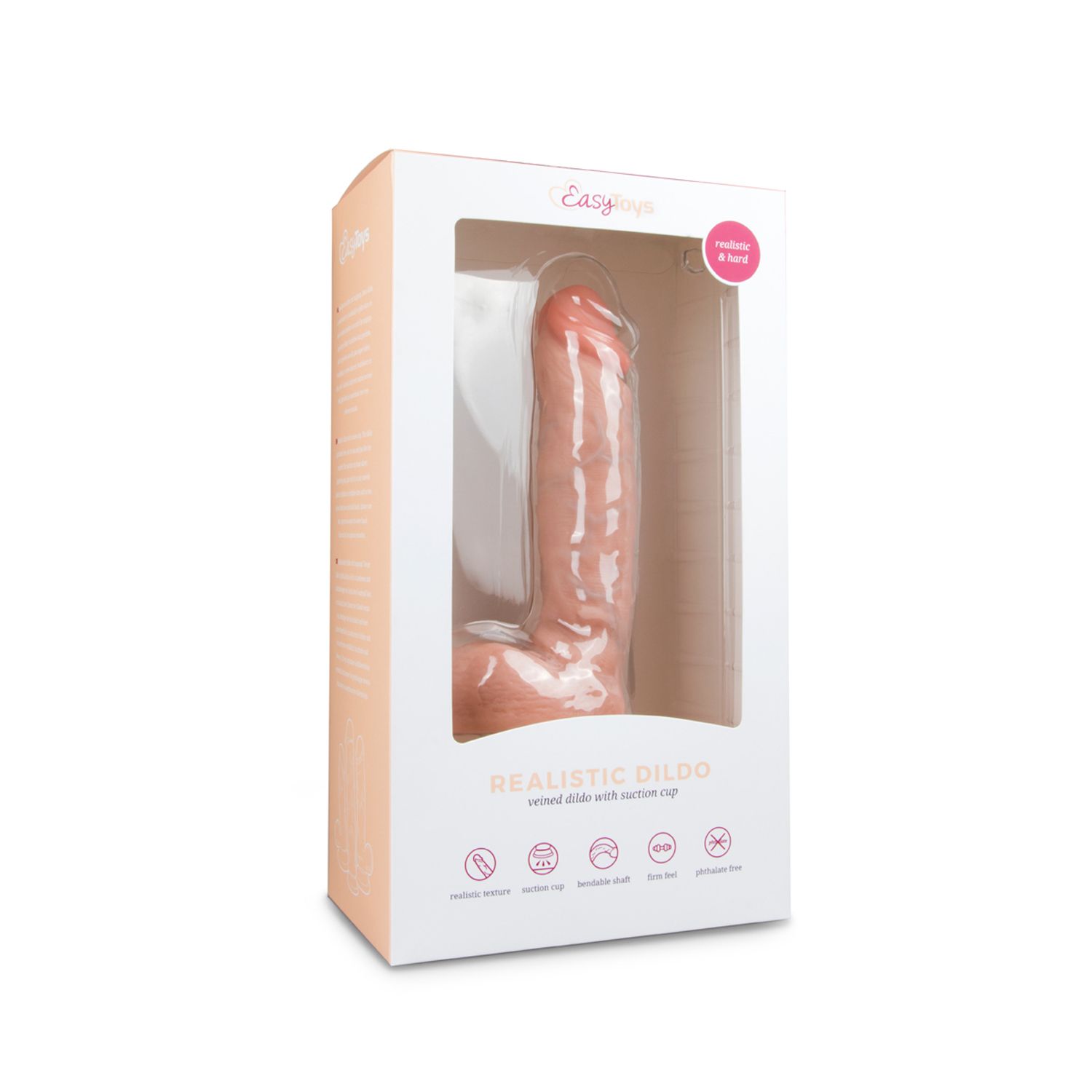 Realistic Dildo - 22,5 cm - Billede 2