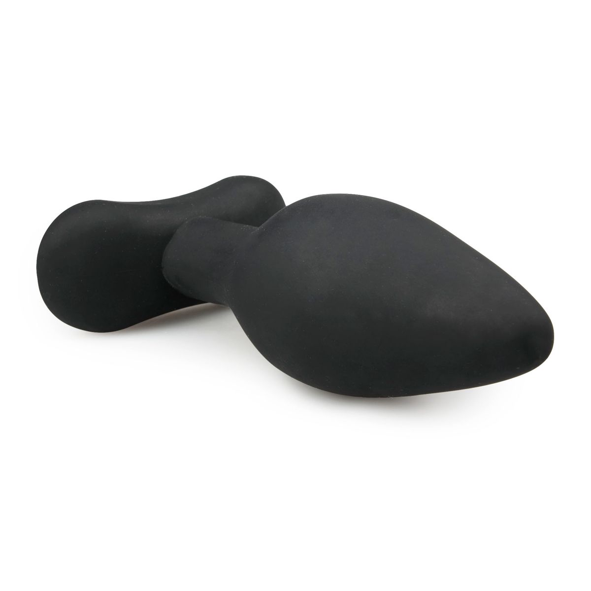 Large Black Silicone Buttplug - Billede 3