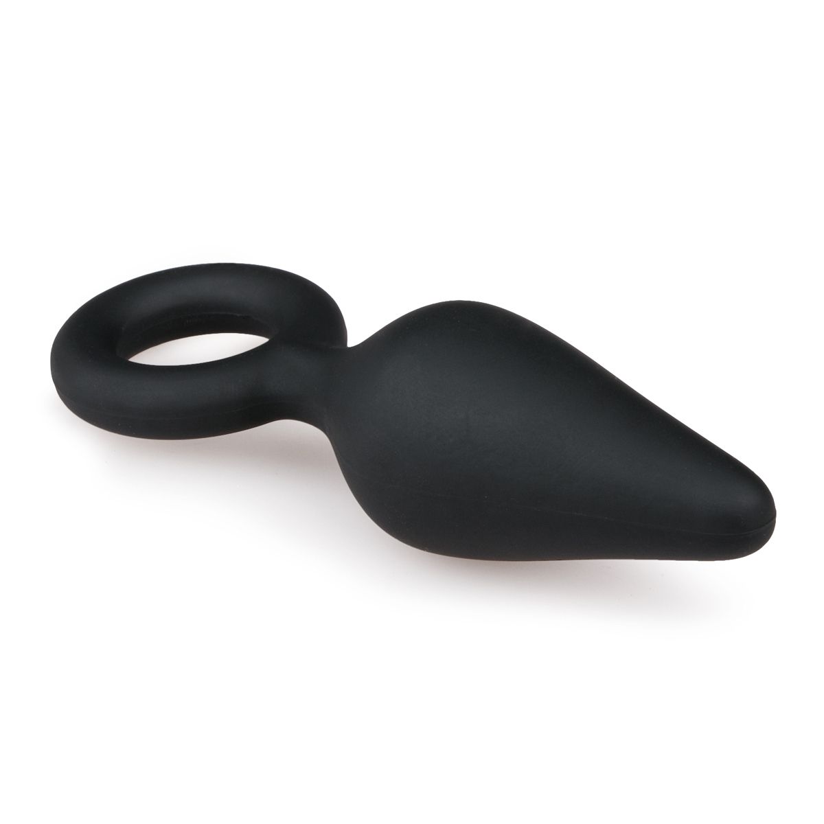 Black Buttplugs With Pull Ring - Small - Billede 3