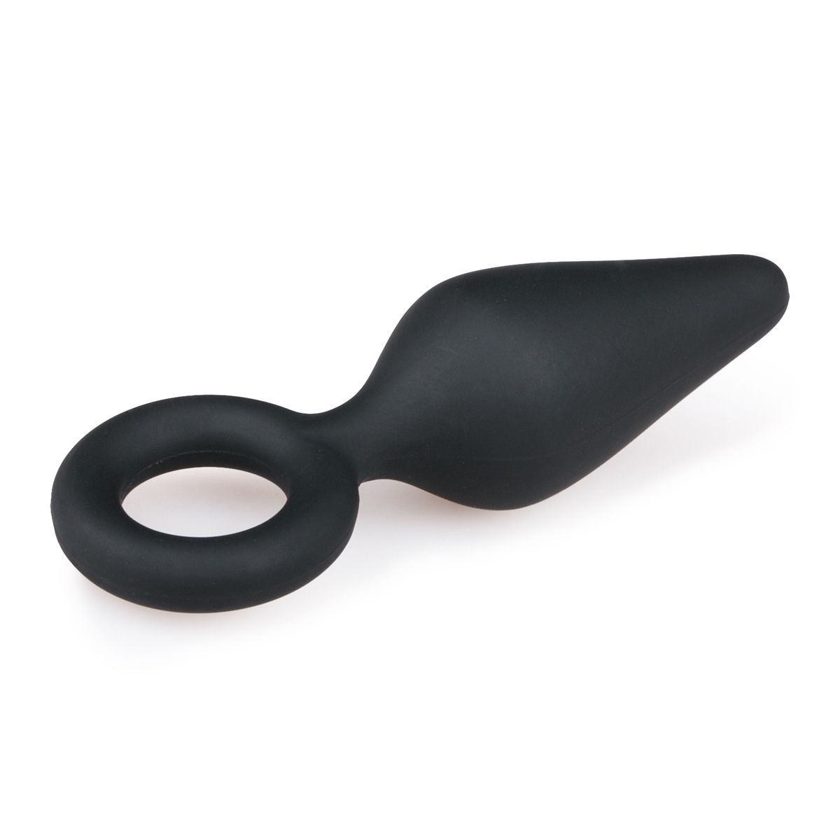 Black Buttplugs With Pull Ring - Small - Billede 4