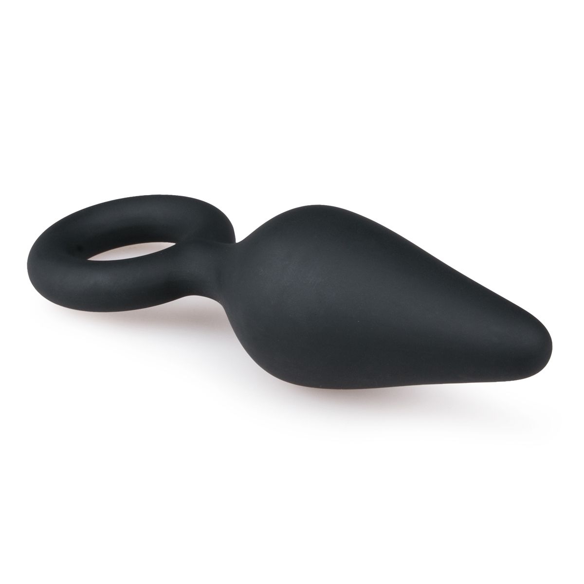 Black Buttplugs With Pull Ring - Medium - Billede 3