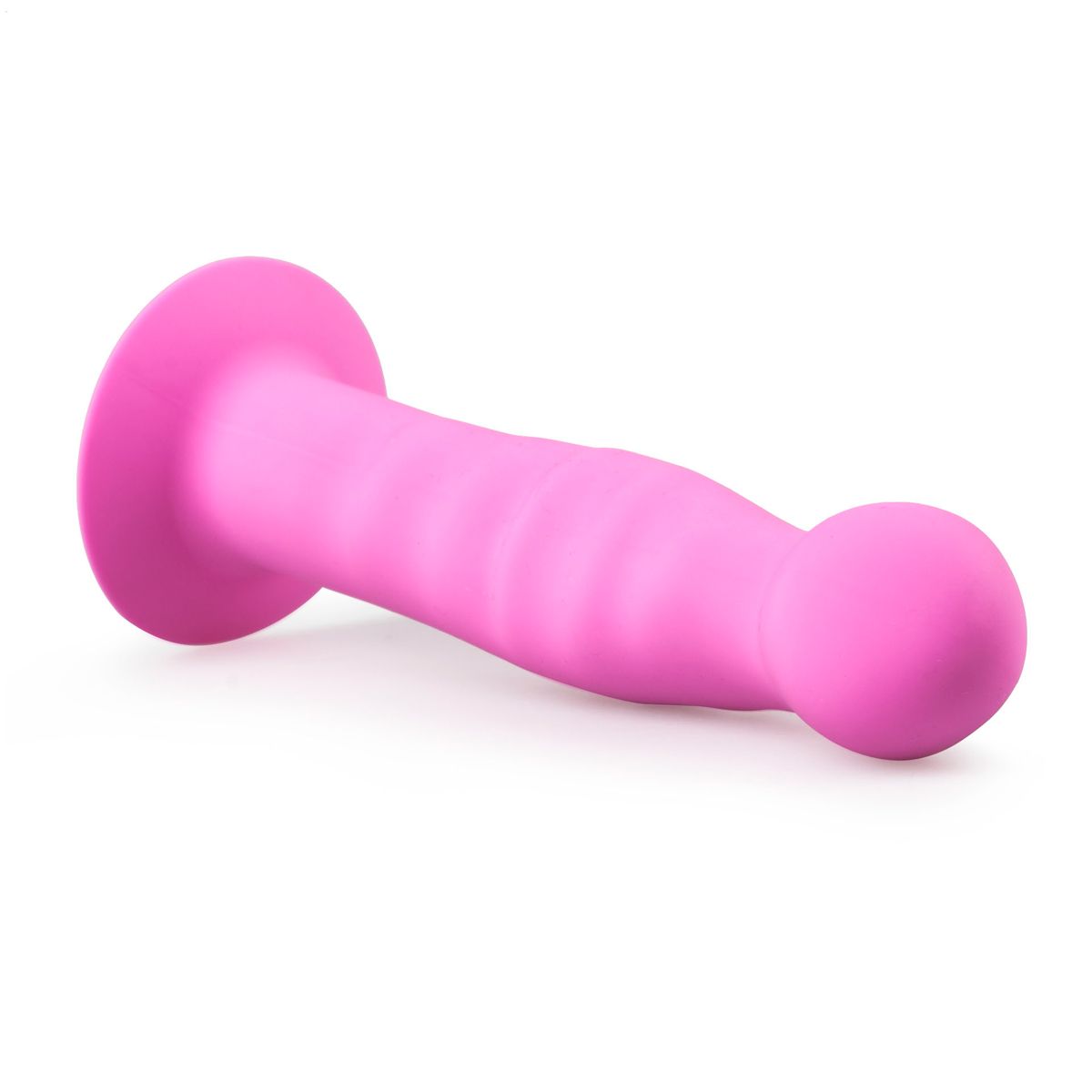 Silicone Suction Cup Dildo - Pink - Billede 3