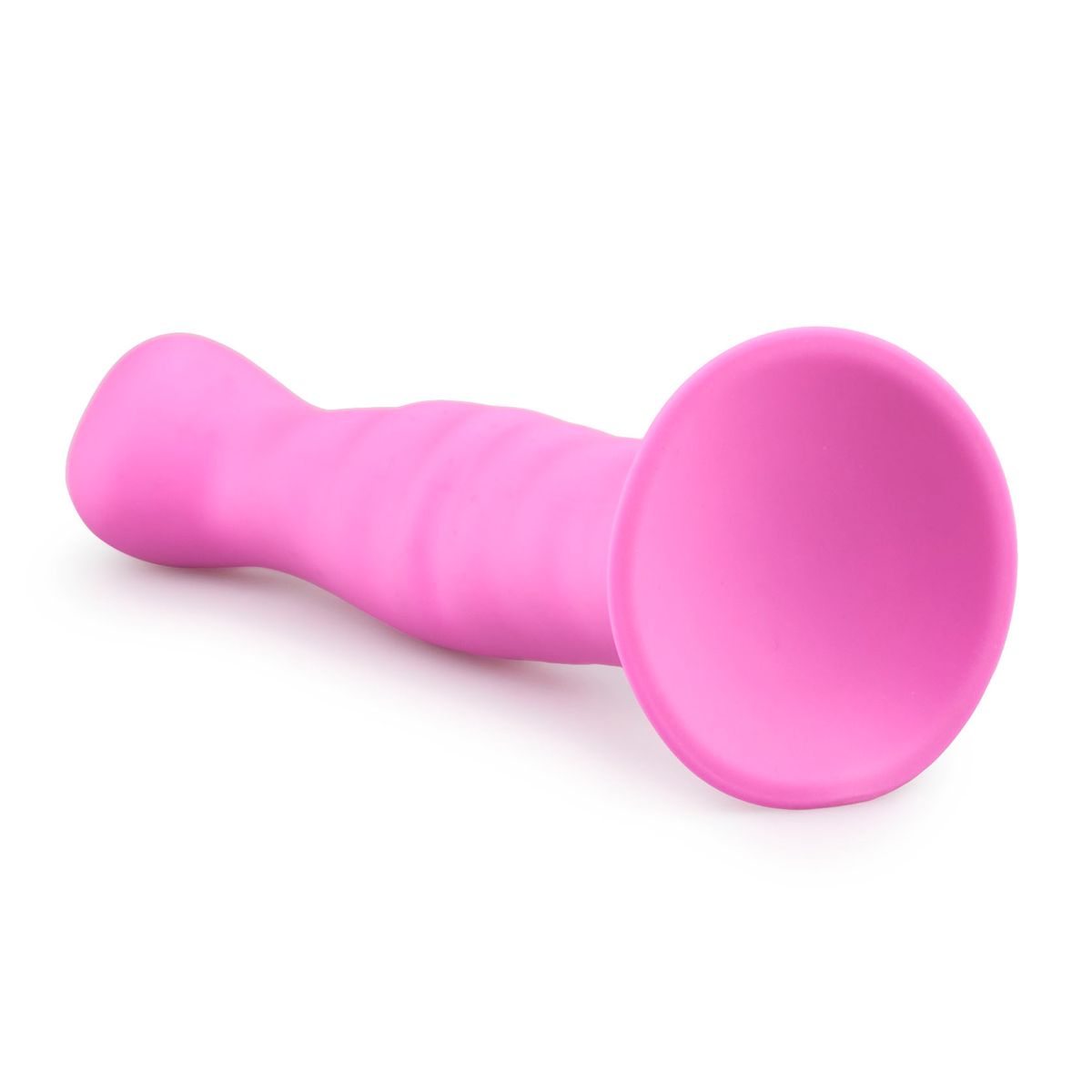 Silicone Suction Cup Dildo - Pink - Billede 4