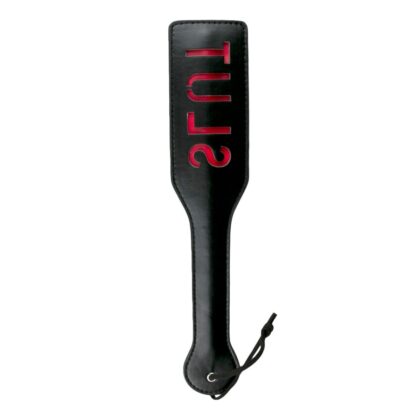 Easytoys Fetish - Black Leather Paddle - Slut