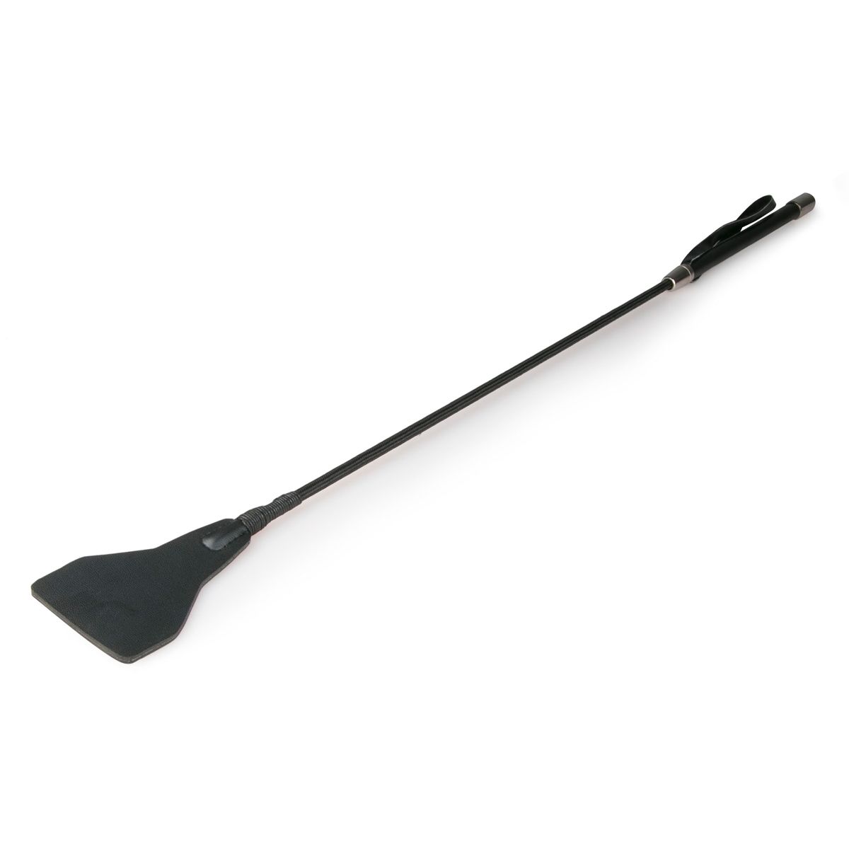 EasyToys - Fetish Long Leather Whip - Black - Billede 4