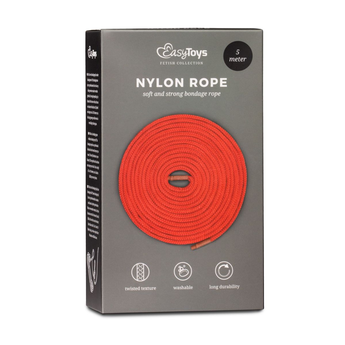 Easytoys Fetish - Red Bondage Rope - 5m - Billede 2