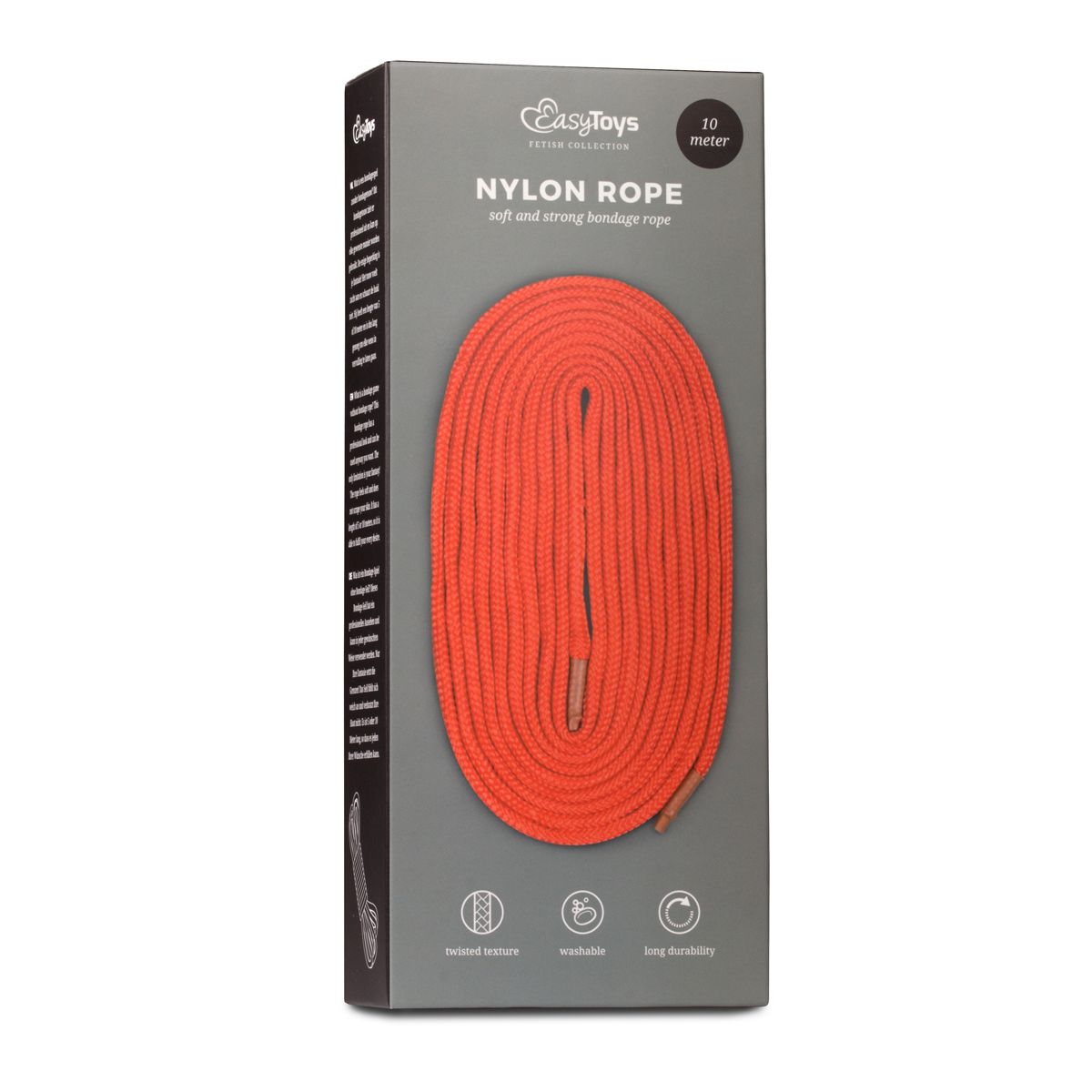Easytoys Fetish - Red Bondage Rope - 10m - Billede 2