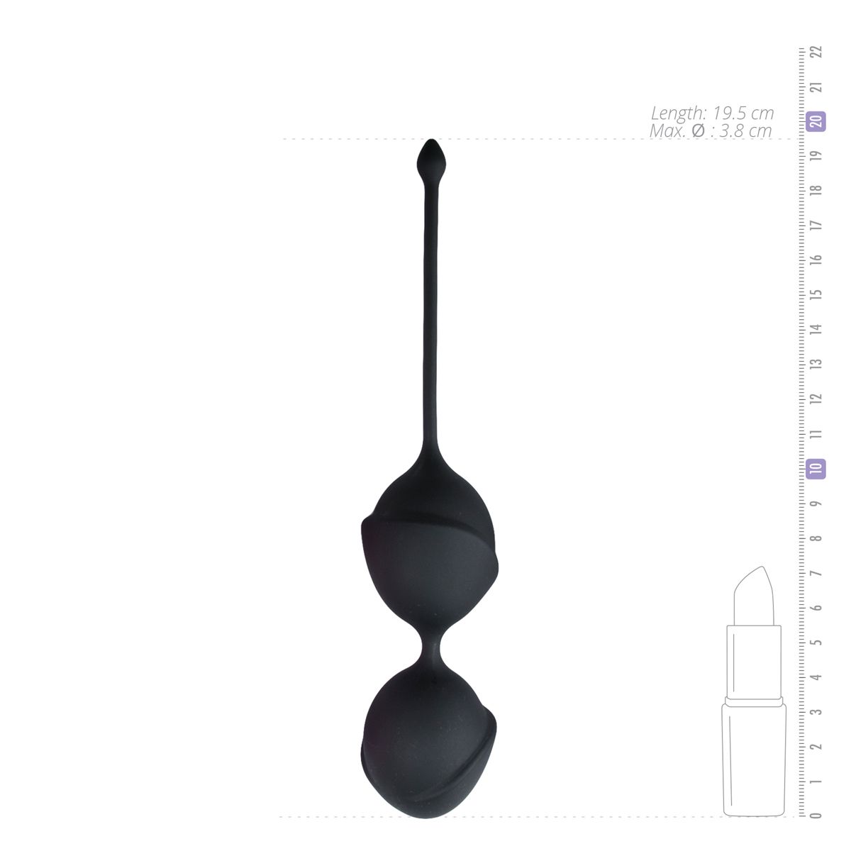 Black Double Vagina Balls - Billede 4
