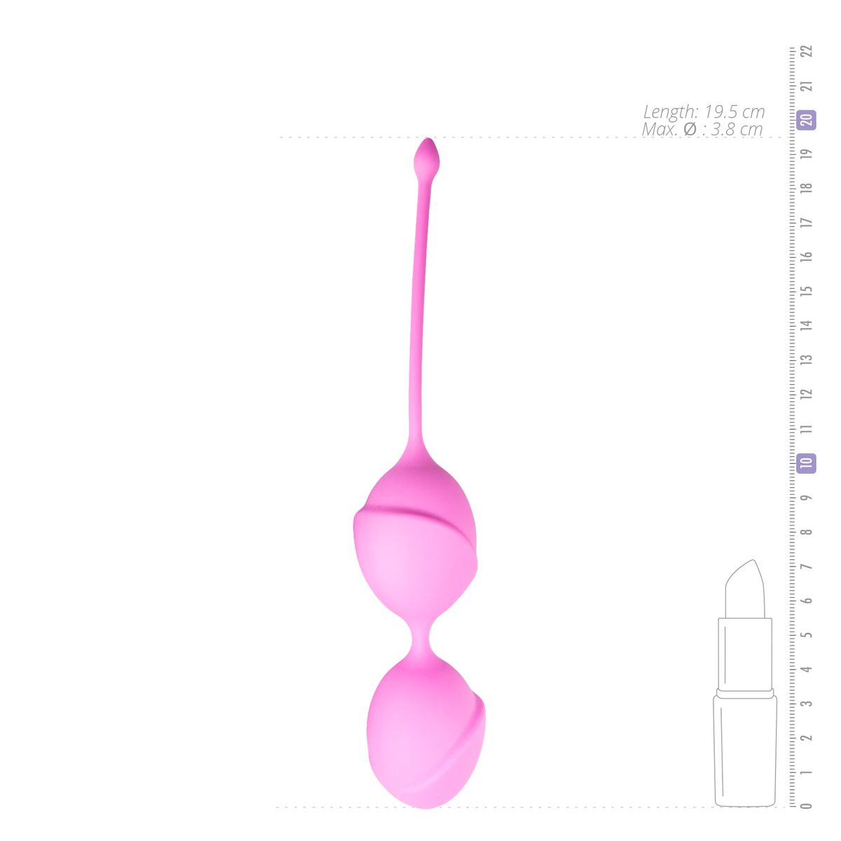 Pink Double Vagina Balls - Billede 4