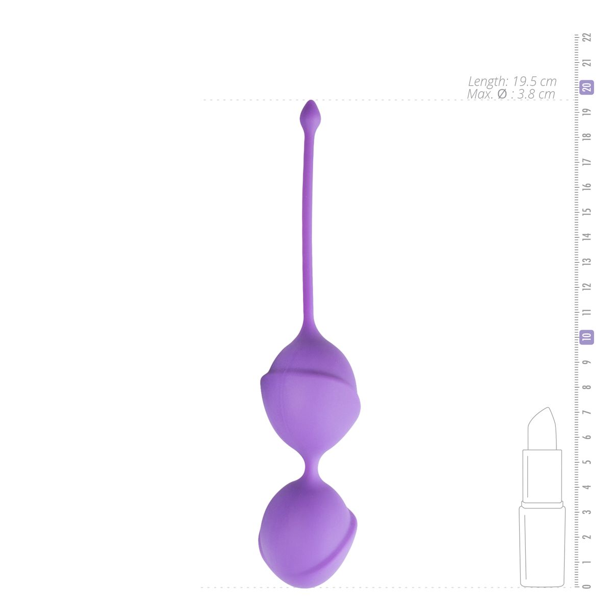 Purple Double Vagina Balls - Billede 4