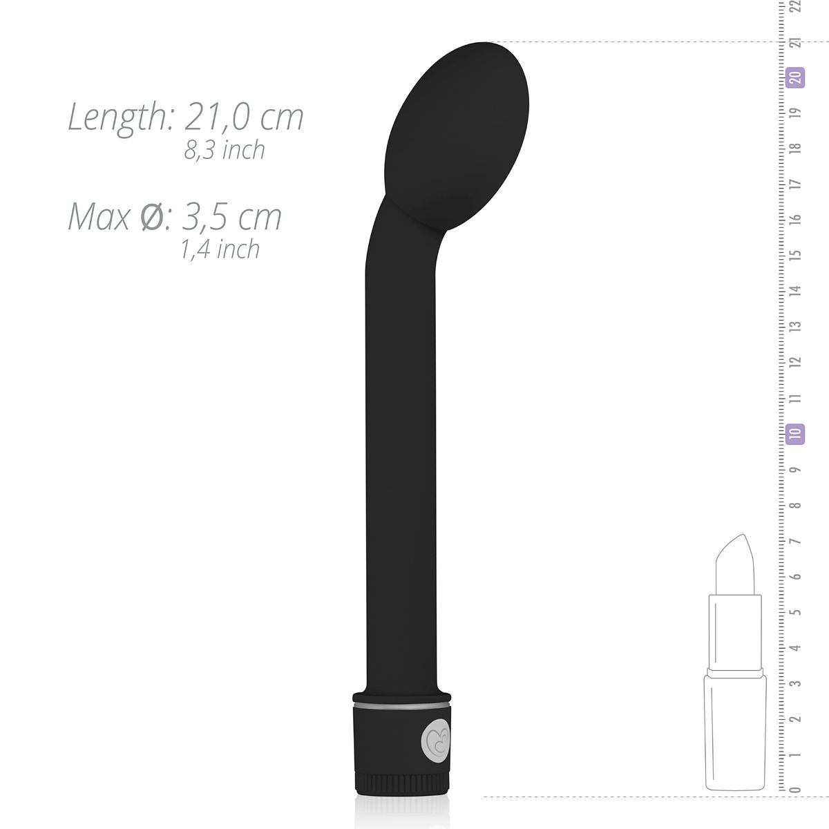 G-Spot Vibrator - Black - Billede 6