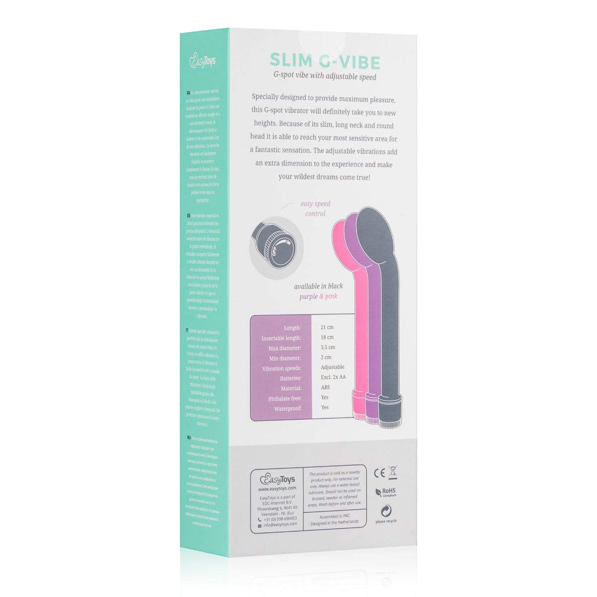 G-Spot Vibrator - Pink - Billede 8
