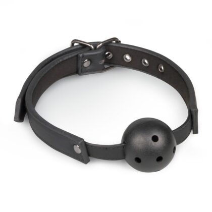 Easytoys Fetish - Ball Gag With PVC Ball - Black