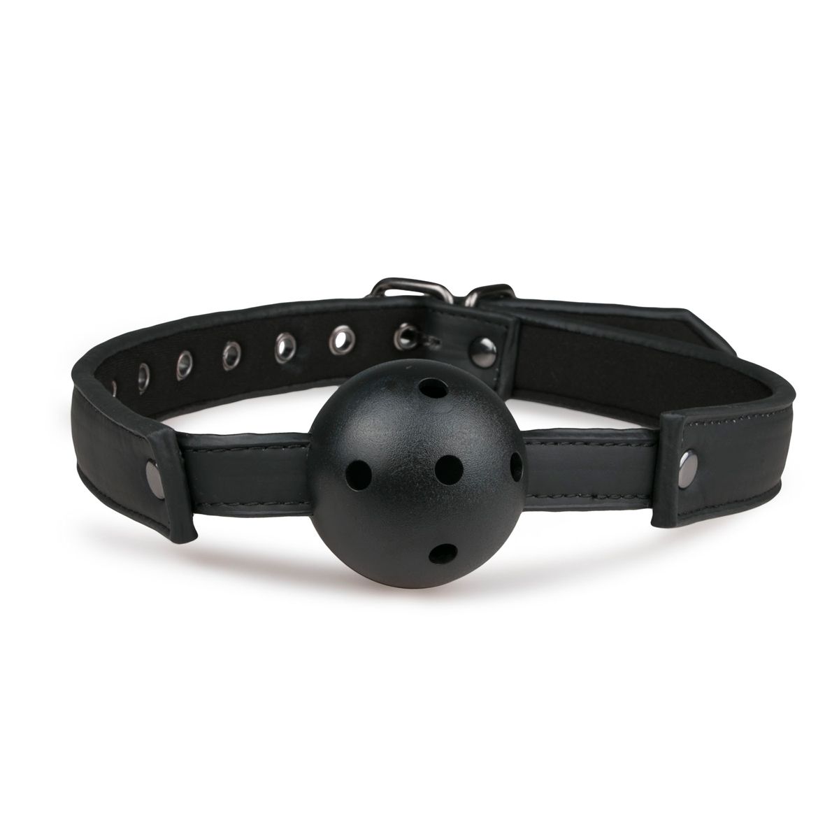 Easytoys Fetish - Ball Gag With PVC Ball - Black - Billede 3