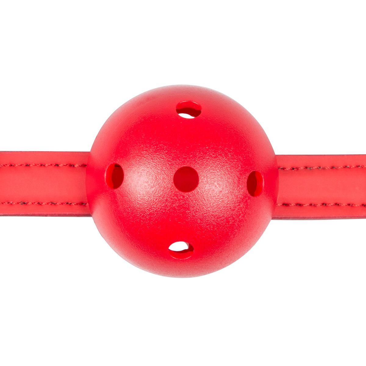 Easytoys Fetish - Ball Gag With PVC Ball - Red - Billede 3