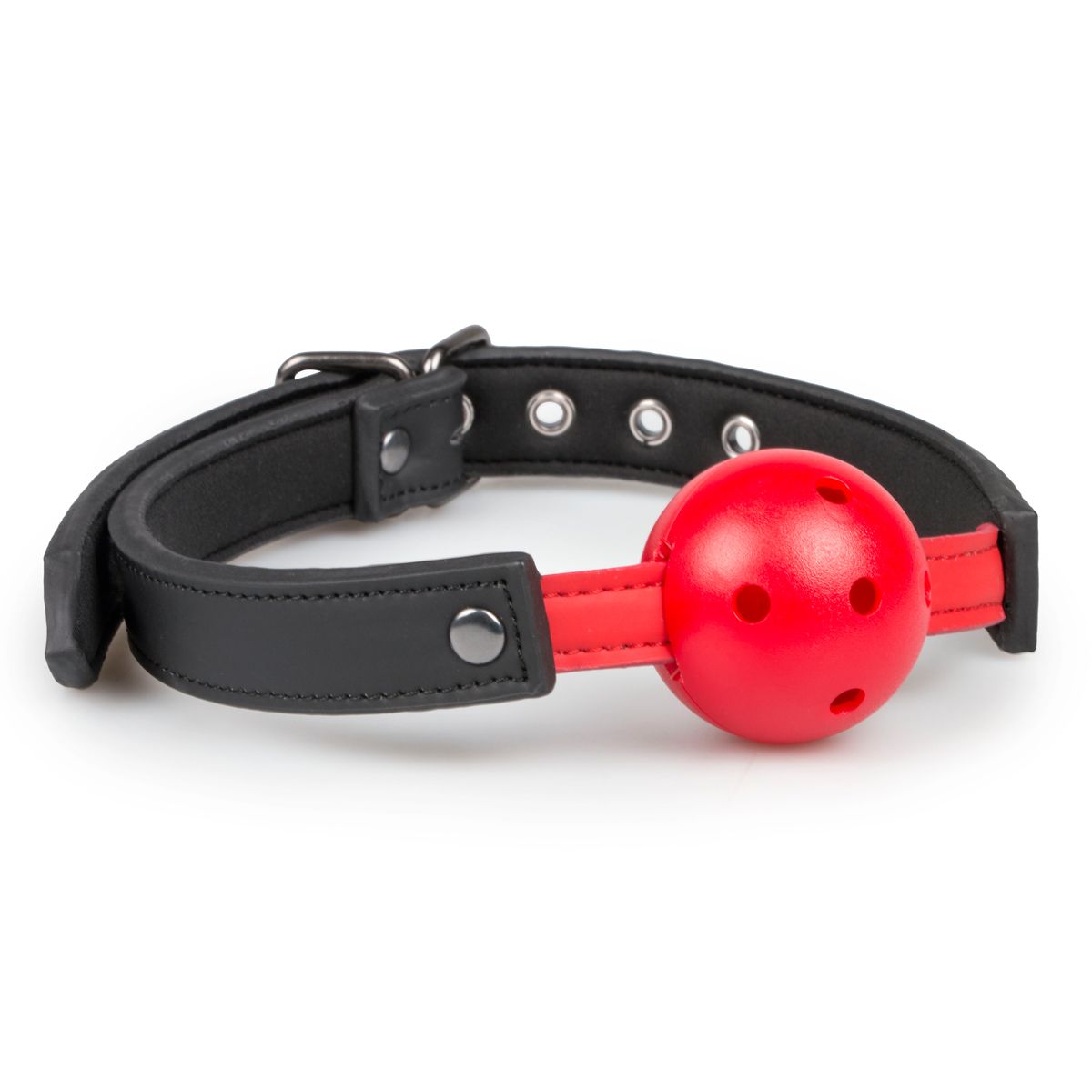 Easytoys Fetish - Ball Gag With PVC Ball - Red - Billede 4