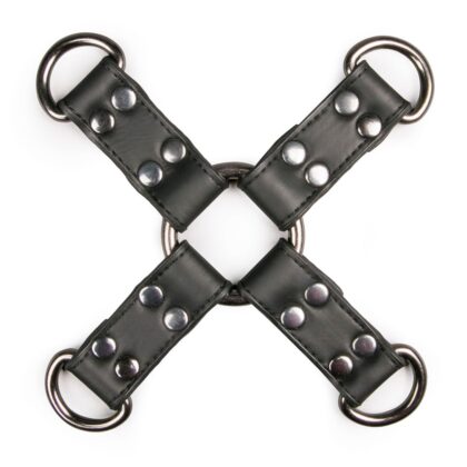 Easytoys Fetish - Black Leather Hogtie
