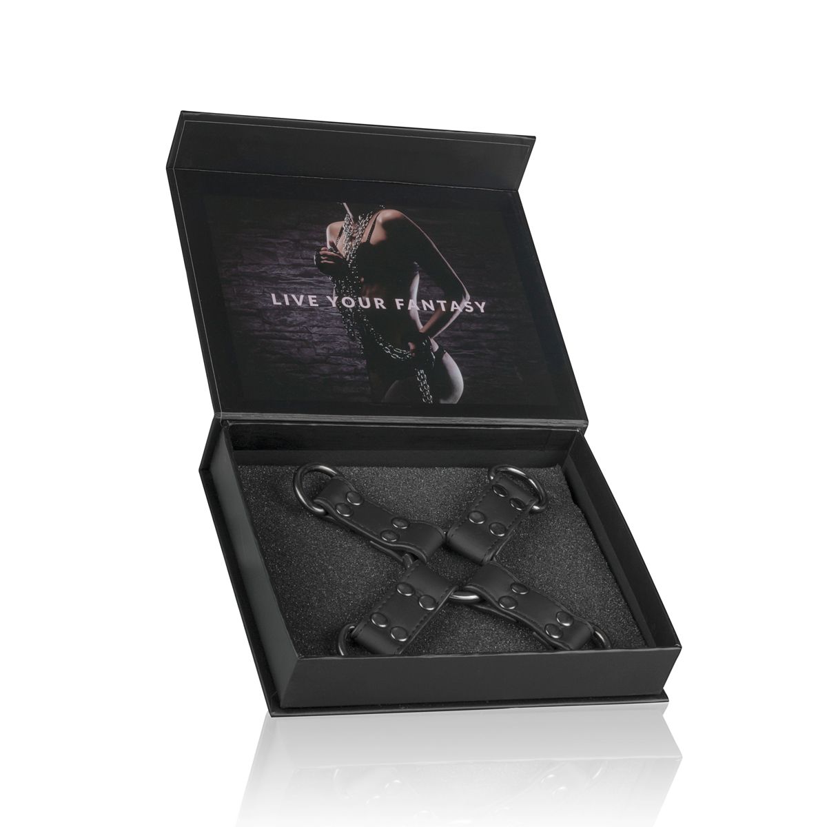 Easytoys Fetish - Black Leather Hogtie - Billede 8