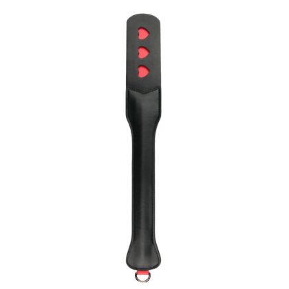 Easytoys Fetish - Long Leather Paddle With Heart