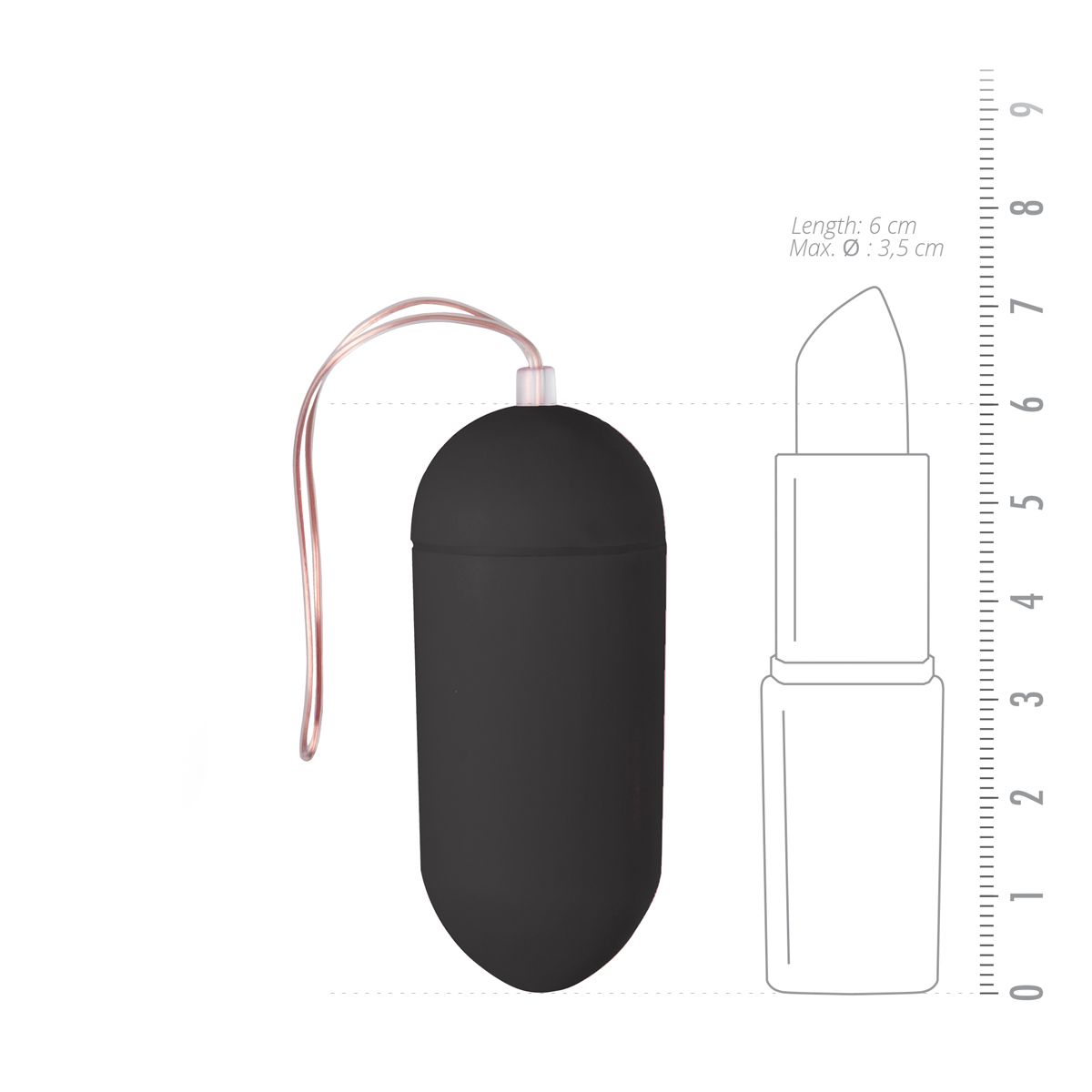 Easytoys Vibration Egg - Black - Billede 5