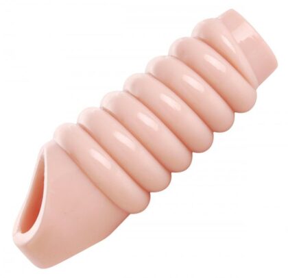 Size Matters - Really Ample Ribbed Penis Enhancer Sheath