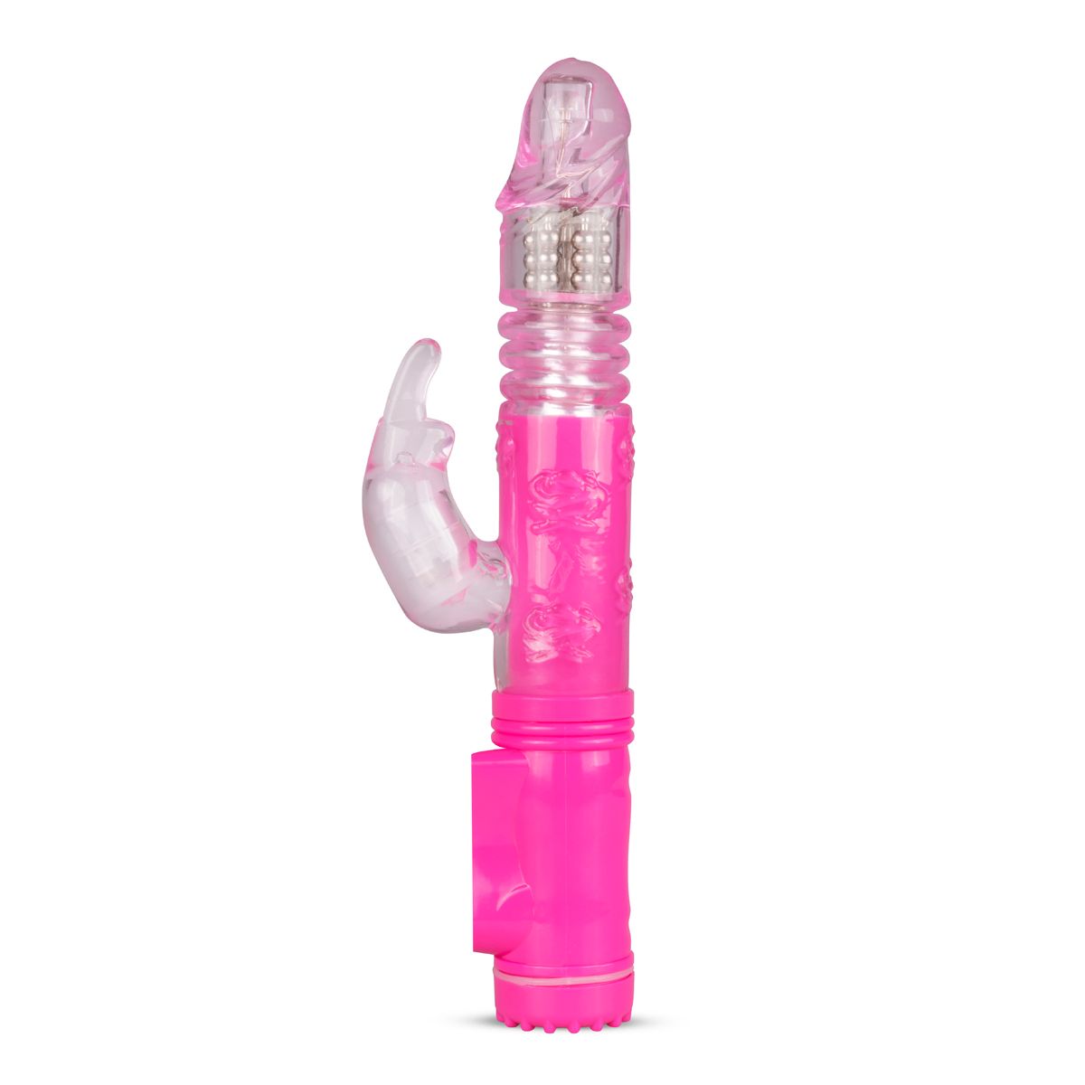 EasyToys Thrusting Rabbit Vibrator - Pink - Billede 4