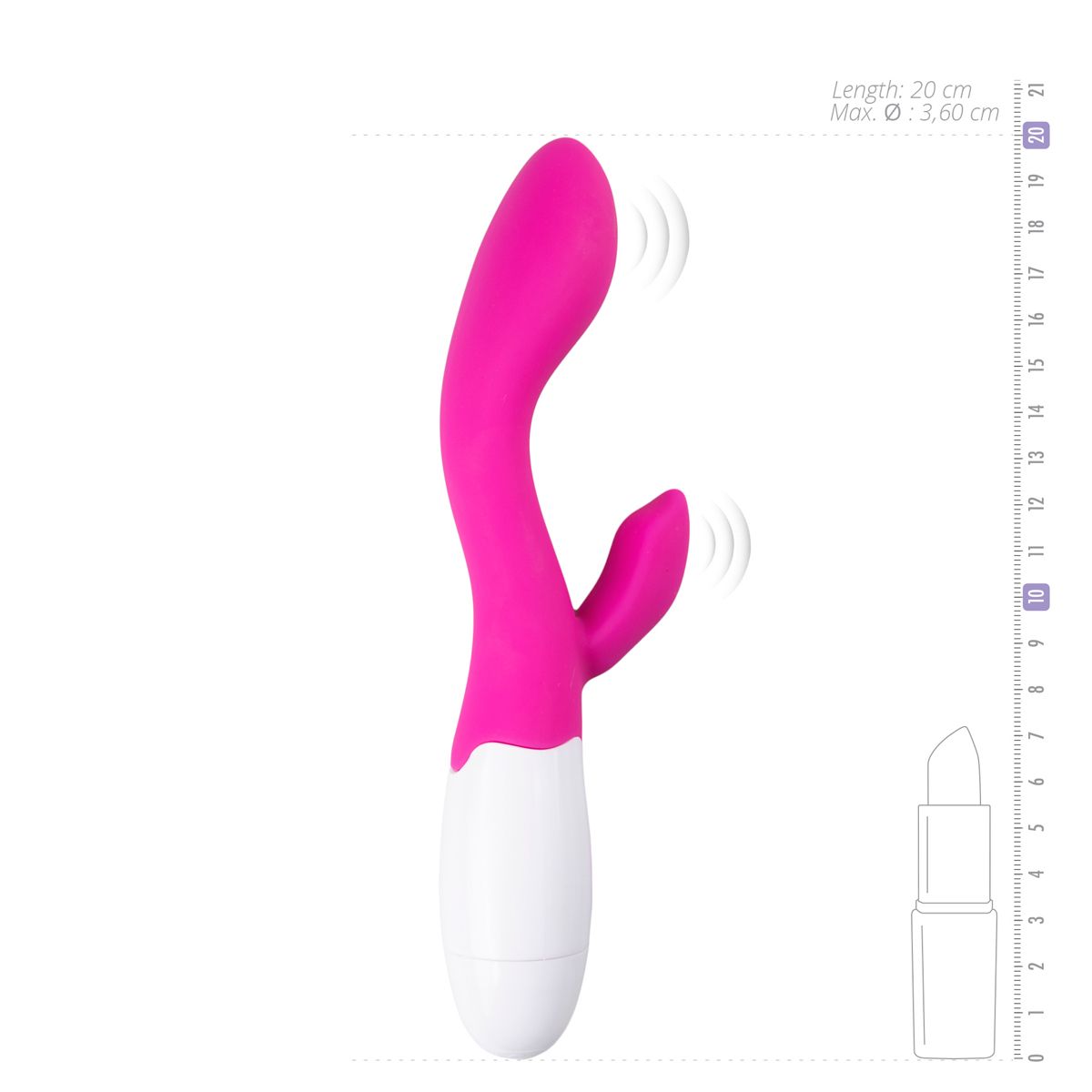 EasyToys Lily Vibrator - Pink - Billede 3