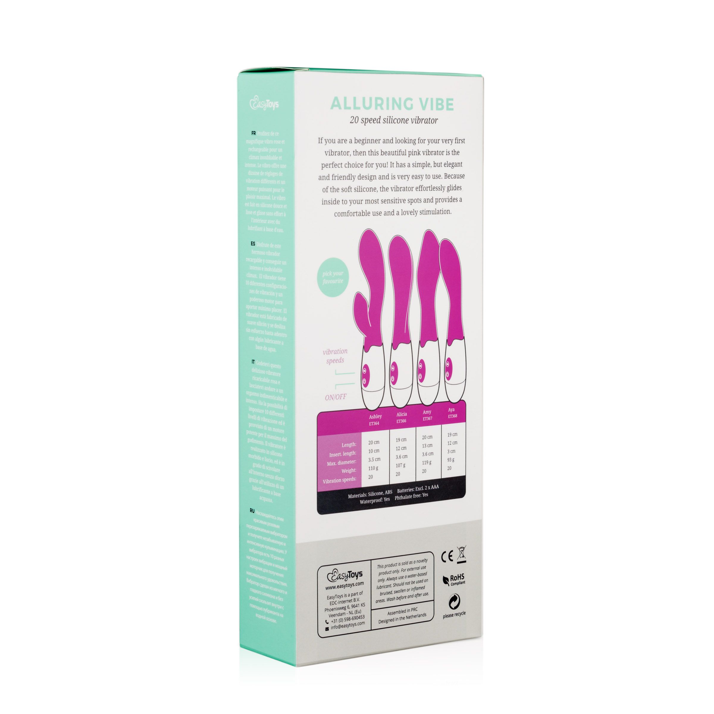 EasyToys Blossom Vibrator - Pink - Billede 7