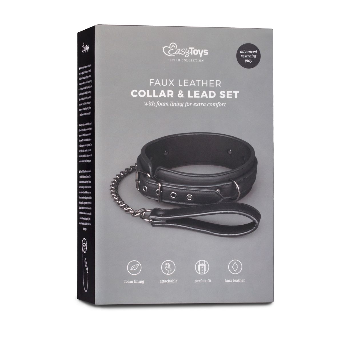 Easytoys Fetish - collar with leash - Billede 2
