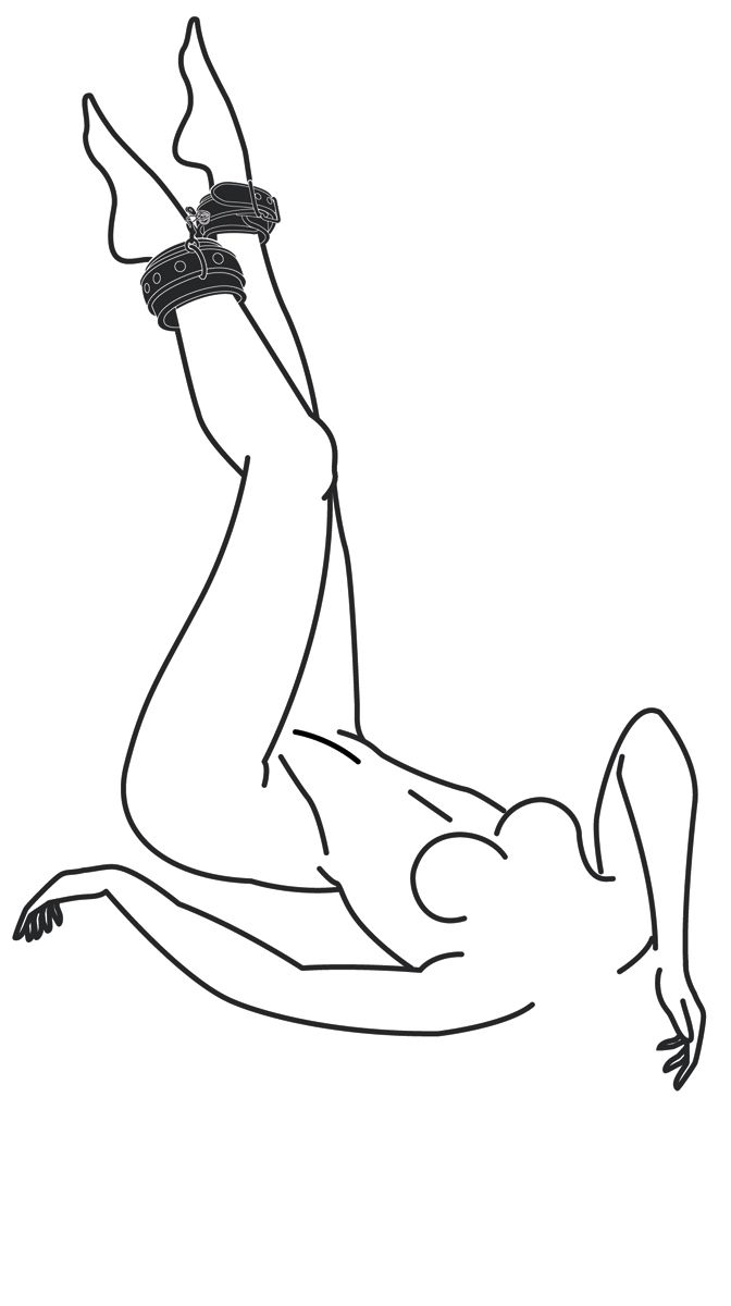 Easytoys Fetish - ankle cuffs - Black - Billede 2