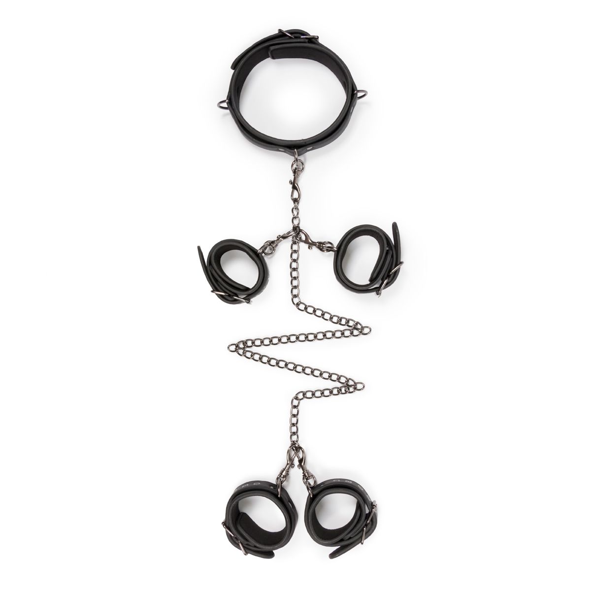 Easytoys Fetish - Bondage Set - Collar Hand and Ankle Cuffs - Billede 4
